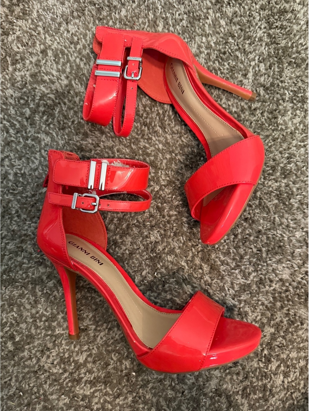Gianni Bini Double Buckle Ankle Heel Women’s 7.5